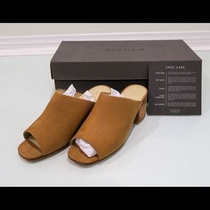 NEW! Nisolo Paloma Open Toe Mule Sand 6.5